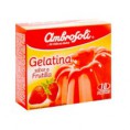 Gelatina, de frutilla, caja 100 g $ 5.290 por kilo Marca: AMBROSOLI